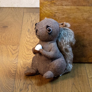 Squirrel Fabric Doorstop ~ Brown Squirrel Door Stop