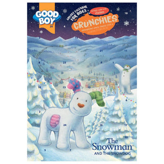 The Snowman and The Snowdog Crunchies Dog Treat Christmas Advent Calendar