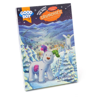 The Snowman and The Snowdog Crunchies Dog Treat Christmas Advent Calendar