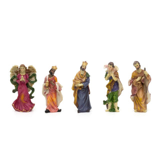 Traditional Christmas Nativity Scene With 11 Beautiful Detailed Figures | Resin Statues And Stable Manger Scene Crib Figurines | Christmas Nativity Set With Figures
