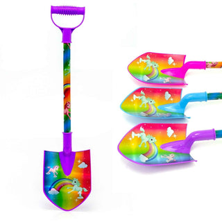 Unicorn & Rainbow Childrens Spade | Kids Toy Spade for Beach, Garden, and Sand