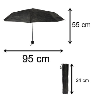 Unisex Black Mini Umbrella | Compact Umbrella Women Men's Umbrella | Travel Umbrella Compact Mini