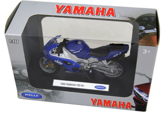 Welly Diecast Officially Licenced 1:18 Scale Motorbike Model ~ Yamaha 1999 YZF-R1