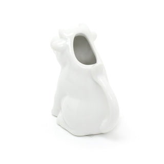 White Porcelain Cow Creamer Jug | Mini Milk Jug Miniature Cream Jug | Small Sauce Jug Individual Serving Jug