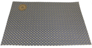 Wipe Clean PVC Woven Dining Table Place Mat Single ~ Gold Placemat