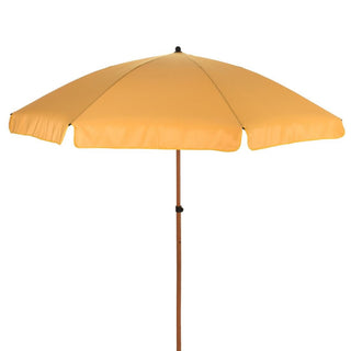 Yellow Garden Umbrella Beach Parasol | UV50 Family Beach Umbrella Sun Shade